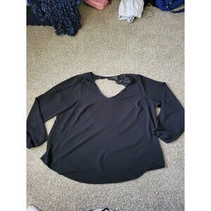 Black Long sleeve Torrid Lace blouse